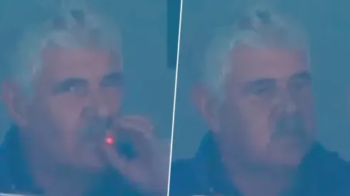 Tuca vio el partido desde el palco del Azteca
