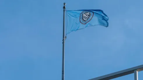 MLS, Fussball Herren, USA regular season game between NYCFC and Inter Miami NYCFC flag waves on top of stadium during M
