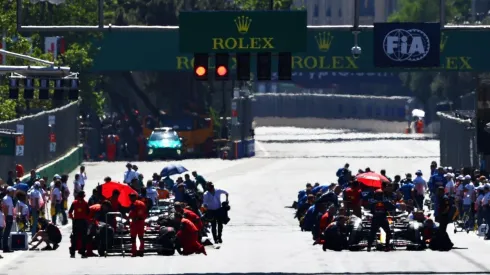 Parrilla de salida para el GP de Azerbaiyán 2023 en la carrera del domingo por la F1