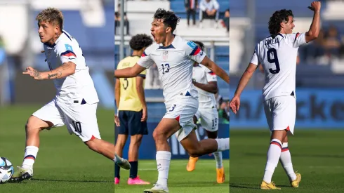 Diego Luna, Jonathan Gómez y Cade Cowell en el Mundial Sub-20 con USA
