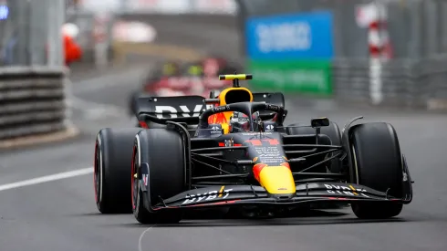 Sergio Checo Pérez transitando el Gran Premio de Mónaco.