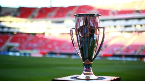 ZAPOPAN, MEXICO – APRIL 25: CONCACAF Champions League 2018 trophy is seen prior the second leg match of the final between Chivas and Toronto FC as part of CONCACAF Champions League 2018 at Akron Stadium on April 25, 2018 in Zapopan, Mexico. (Photo by Hector Vivas/Getty Images)
