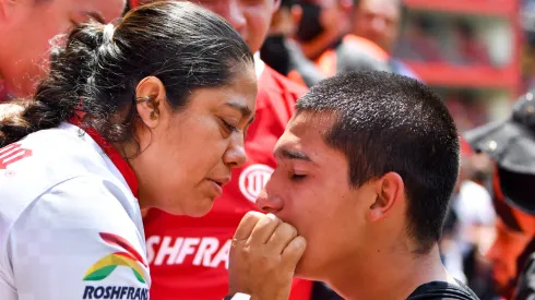 Toluca, Estado de México, 2 de julio de 2023. Sait Tlaxcalteco, durante el partido de la jornada 1 del torneo Apertura 2023 de la Liga BBVA MX, entre los Diablos Rojos del Toluca y los Rayos del Necaxa, celebrado en el estadio Nemesio Diez. Foto: Imago7/ Pamela Artiñano
