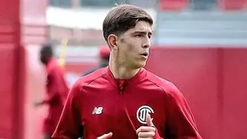 Tomás Belmonte se prepara para debutar con Toluca en la Liga MX.