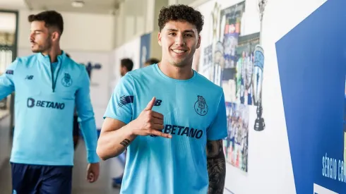 Sánchez, con la ropa de su nuevo equipo.