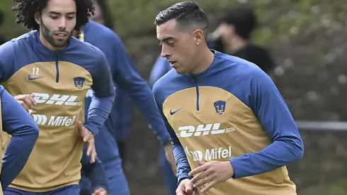 Funes Mori se entrena en Pumas (Pumas UNAM).
