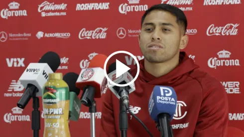 Juanpi Domínguez platicó en la previa de Toluca-Tigres.