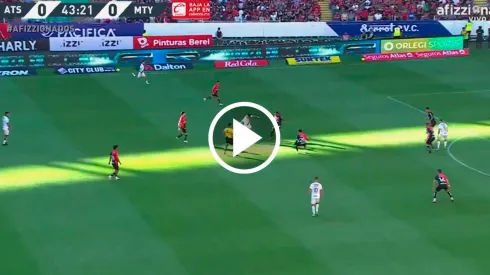 El golazo de Maxi Meza en el Rayados vs. Atlas por la jornada 12 de la Liga MX