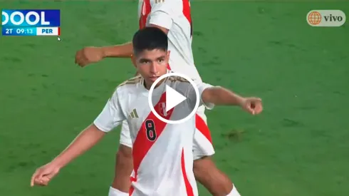 Piero Quispe y un golazo para el 3-1 de Perú ante RD.
