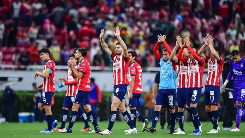 RECORD DATE NOT STATED Futbol Mexicano Clausura 2024 Guadalajara vs America Erick Gutierrez, Ricardo Marin, Antonio Briseno of Guadalajara during the 12th round match between Guadalajara and America as part of the Torneo Clausura 2024 Liga BBVA MX at Akron Stadium on March 16, 2024 in Guadalajara, Jalisco, Mexico. GUADALAJARA JALISCO MEXICO PUBLICATIONxNOTxINxMEXxCHNxRUS Copyright: xIsaacxOrtizx 20240316231649_LMX_C24_GDL_AME_BRISENO291Chivas apuesta a la búsqueda de talento mexicano en la MLS