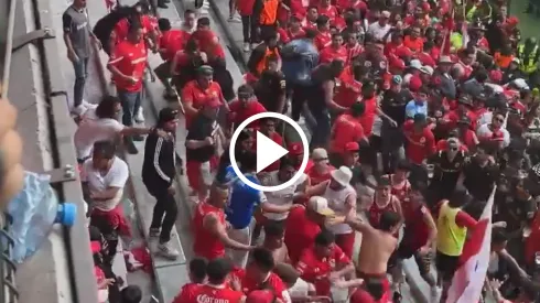 Ganó la violencia: aficionados de Toluca se pelearon en la grada tras el triunfo ante Atlas