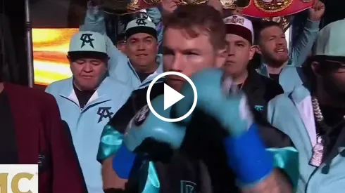 Video: el estelar ingreso de Canelo Álvarez a la pelea contra Jaime Munguía
