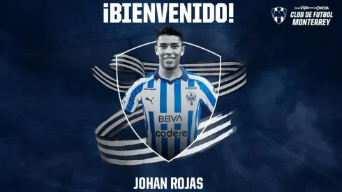 ¡Ya es oficial! Johan Rojas es fichaje confirmado de Rayados para el Apertura 2024
