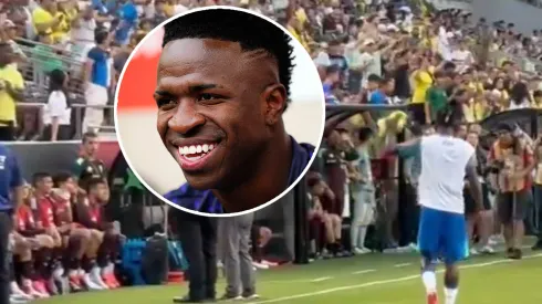 Lo que la TV no mostró: el gesto de Vinicius Junior con el banquillo de la Selección Mexicana