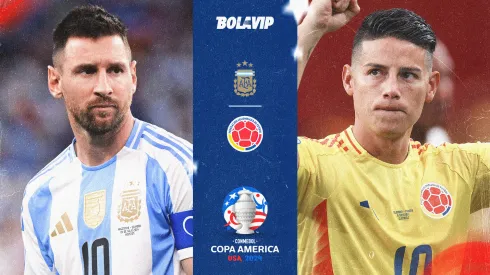 Argentina vs. Colombia, por la final de la Copa América.
