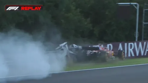 Charles Leclerc perdió el control de su Ferrari