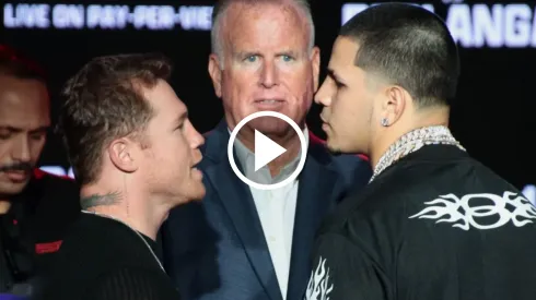 Canelo Álvarez y Edgar Berlanga tuvieron un primer encuentro intenso.
