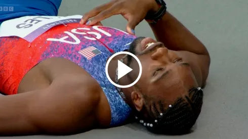 Noah Lyles tuvo que ser hospitalizado tras correr con COVID