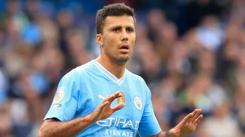 Rodri no está presente en la Community Shield
