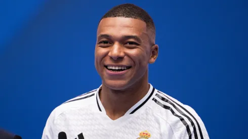 Mbappé no puede ocultar su alegría.