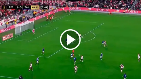 Maxi Meza no tardó en demostrar su calidad con River Plate