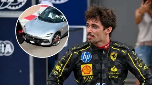 Charles Leclerc chocó su auto