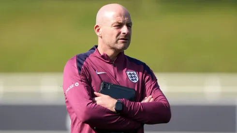 Lee Carsley es el entrenador interino de Inglaterra
