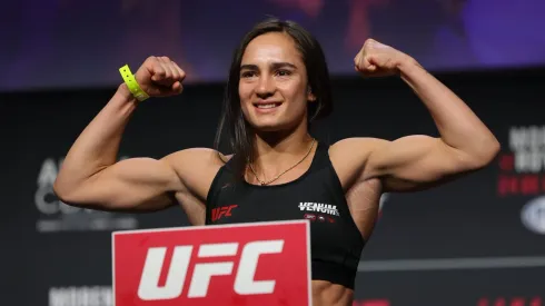 Yazmin Jauregui se muestra disfrutando de su gran presente dentro de la UFC.
