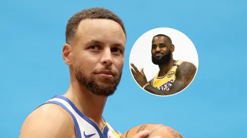 Stephen Curry y LeBron James.
