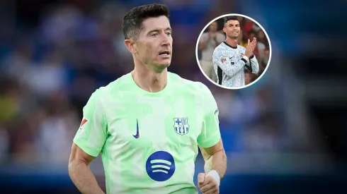 Robert Lewandowski y Cristiano Ronaldo se enfrentan este sábado
