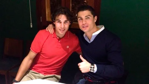 Rafael Nadal junto a Cristiano Ronaldo
