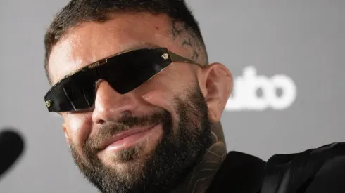 Franco Tenaglia quedó con el rostro muy afectado tras su pelea por el título del mundo de boxeo sin guantes.