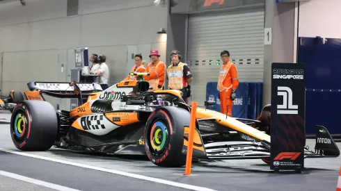 Lando Norris consiguió la pole en el GP de Singapur
