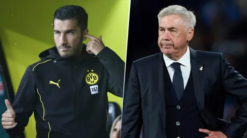Nuri Sahin y una jugada contra Carlo Ancelotti.