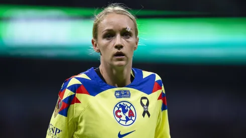 Sarah Luebbert es una de las jugadoras destacadas del Club América Femenil.
