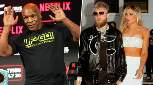 La novia de Jake Paul se vio sorprendida con Mike Tyson.