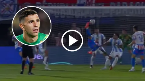 El espectacular golazo de chilena que humilló a Dibu Martínez en Paraguay vs. Argentina por las Eliminatorias