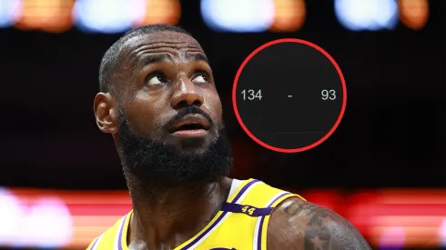 LeBron James, estrella de Los Angeles Lakers.
