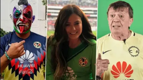 Famosos y personalidades que le van al América.
