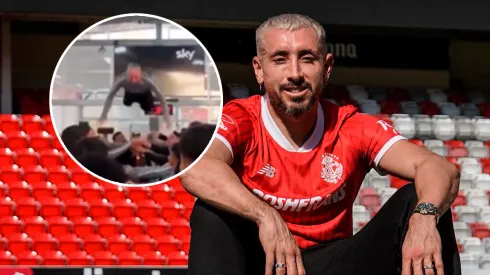 Héctor Herrera fue recibido con una novatada en Toluca
