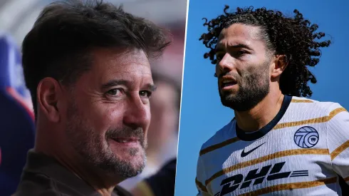 César Huerta recibió unas cálidas palabras de Gustavo Lema luego de irse de Pumas.