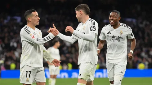 Los jugadores de Real Madrid, a puro festejo.