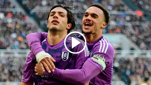 Raúl Jiménez le marcó al Newcastle