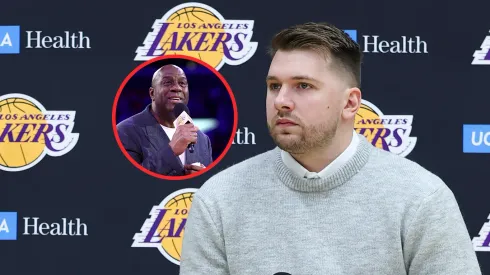 Magic Johnson y Luka Doncic.