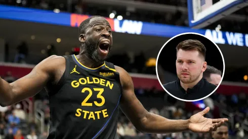 Luka Doncic se burló de Draymond Green mientras estaba en el banquillo