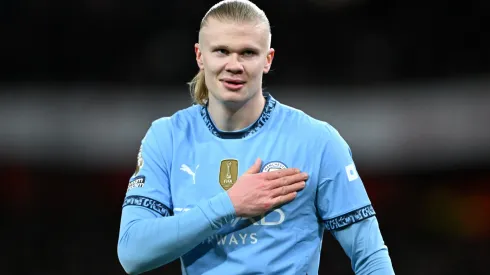 Erling Haaland busca su primer gol frente a Real Madrid.