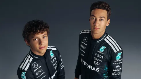 Kimi Antonelli y George Russell, pilotos de Mercedes
