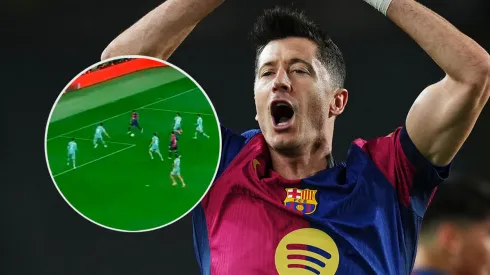 Lewandowski marcó en el juego de ida de la serie.