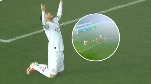 Santiago Giménez marcó en offside para el AC Milan