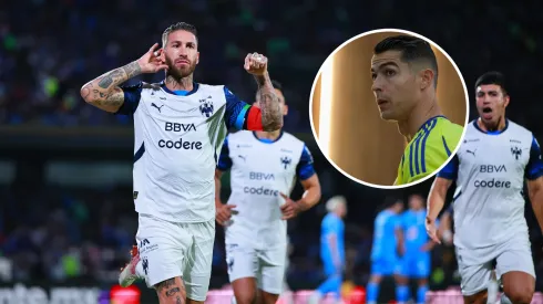 Cristiano reacciona al festejo de Sergio Ramos